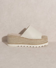 Load image into Gallery viewer, OASIS SOCIETY Ivy   Espadrille Platform Slide - PinkLuscious