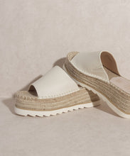 Load image into Gallery viewer, OASIS SOCIETY Ivy   Espadrille Platform Slide - PinkLuscious