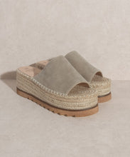 Load image into Gallery viewer, OASIS SOCIETY Ivy   Espadrille Platform Slide - PinkLuscious