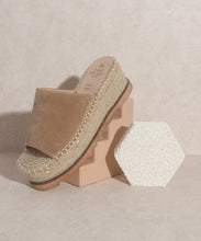Load image into Gallery viewer, OASIS SOCIETY Ivy   Espadrille Platform Slide - PinkLuscious