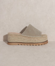 Load image into Gallery viewer, OASIS SOCIETY Ivy   Espadrille Platform Slide - PinkLuscious