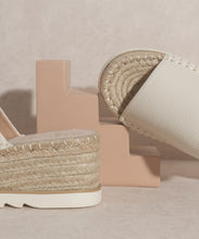 Load image into Gallery viewer, OASIS SOCIETY Ivy   Espadrille Platform Slide - PinkLuscious