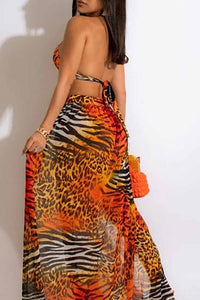 Animal Print Coverup - PinkLuscious